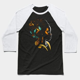 African American Woman Baseball T-Shirt